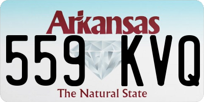 AR license plate 559KVQ