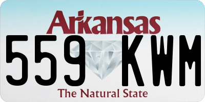 AR license plate 559KWM