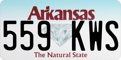 AR license plate 559KWS