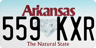 AR license plate 559KXR