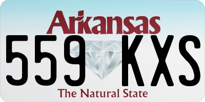 AR license plate 559KXS