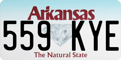 AR license plate 559KYE