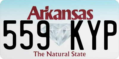AR license plate 559KYP