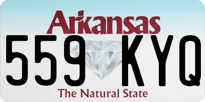 AR license plate 559KYQ