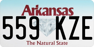 AR license plate 559KZE