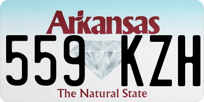 AR license plate 559KZH