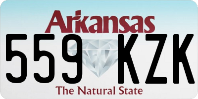 AR license plate 559KZK