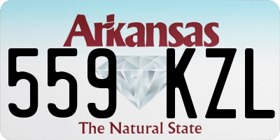 AR license plate 559KZL