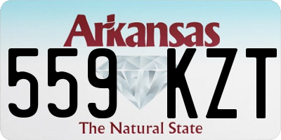 AR license plate 559KZT