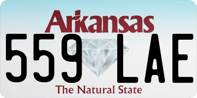 AR license plate 559LAE