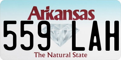 AR license plate 559LAH