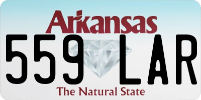 AR license plate 559LAR