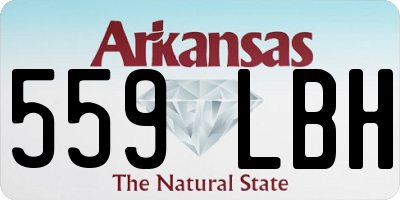 AR license plate 559LBH