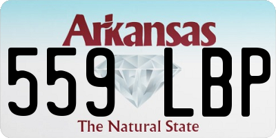 AR license plate 559LBP