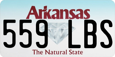 AR license plate 559LBS