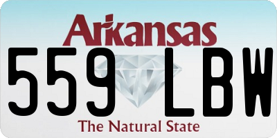 AR license plate 559LBW