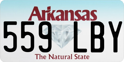 AR license plate 559LBY