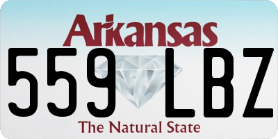AR license plate 559LBZ