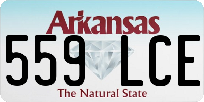 AR license plate 559LCE