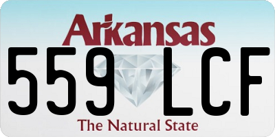 AR license plate 559LCF