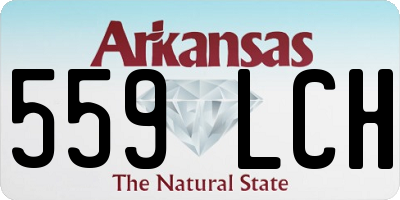 AR license plate 559LCH