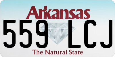 AR license plate 559LCJ