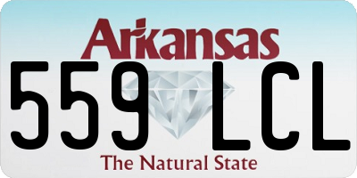 AR license plate 559LCL