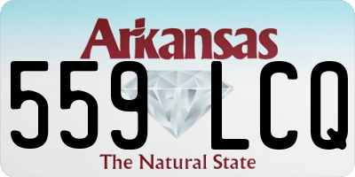 AR license plate 559LCQ