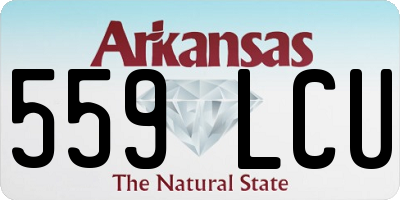 AR license plate 559LCU