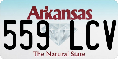 AR license plate 559LCV