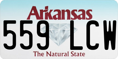 AR license plate 559LCW