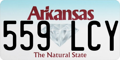 AR license plate 559LCY