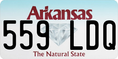 AR license plate 559LDQ