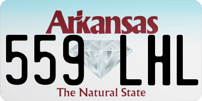 AR license plate 559LHL