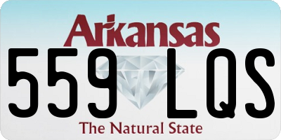 AR license plate 559LQS