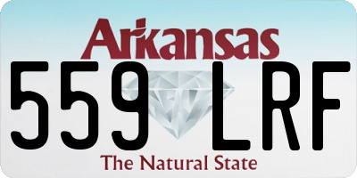 AR license plate 559LRF
