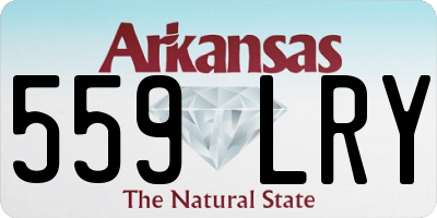 AR license plate 559LRY