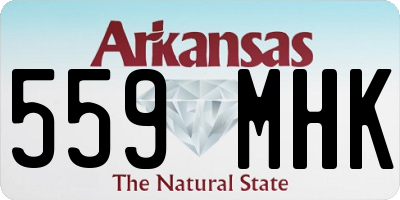 AR license plate 559MHK