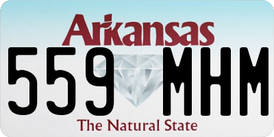 AR license plate 559MHM