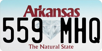AR license plate 559MHQ