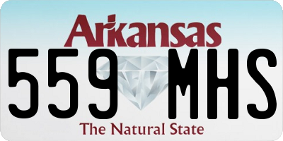 AR license plate 559MHS