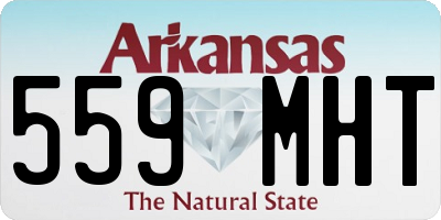 AR license plate 559MHT