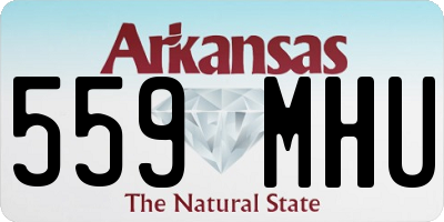 AR license plate 559MHU