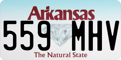 AR license plate 559MHV