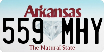 AR license plate 559MHY