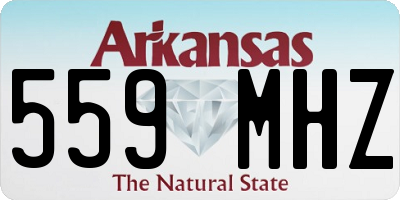 AR license plate 559MHZ