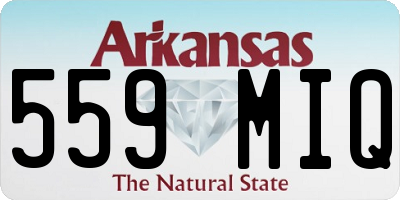 AR license plate 559MIQ