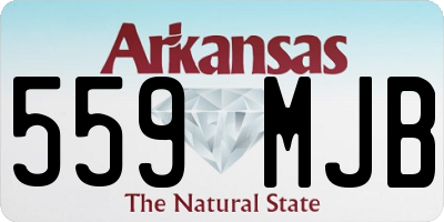AR license plate 559MJB