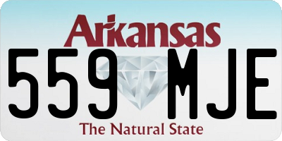AR license plate 559MJE