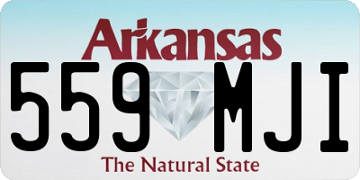 AR license plate 559MJI